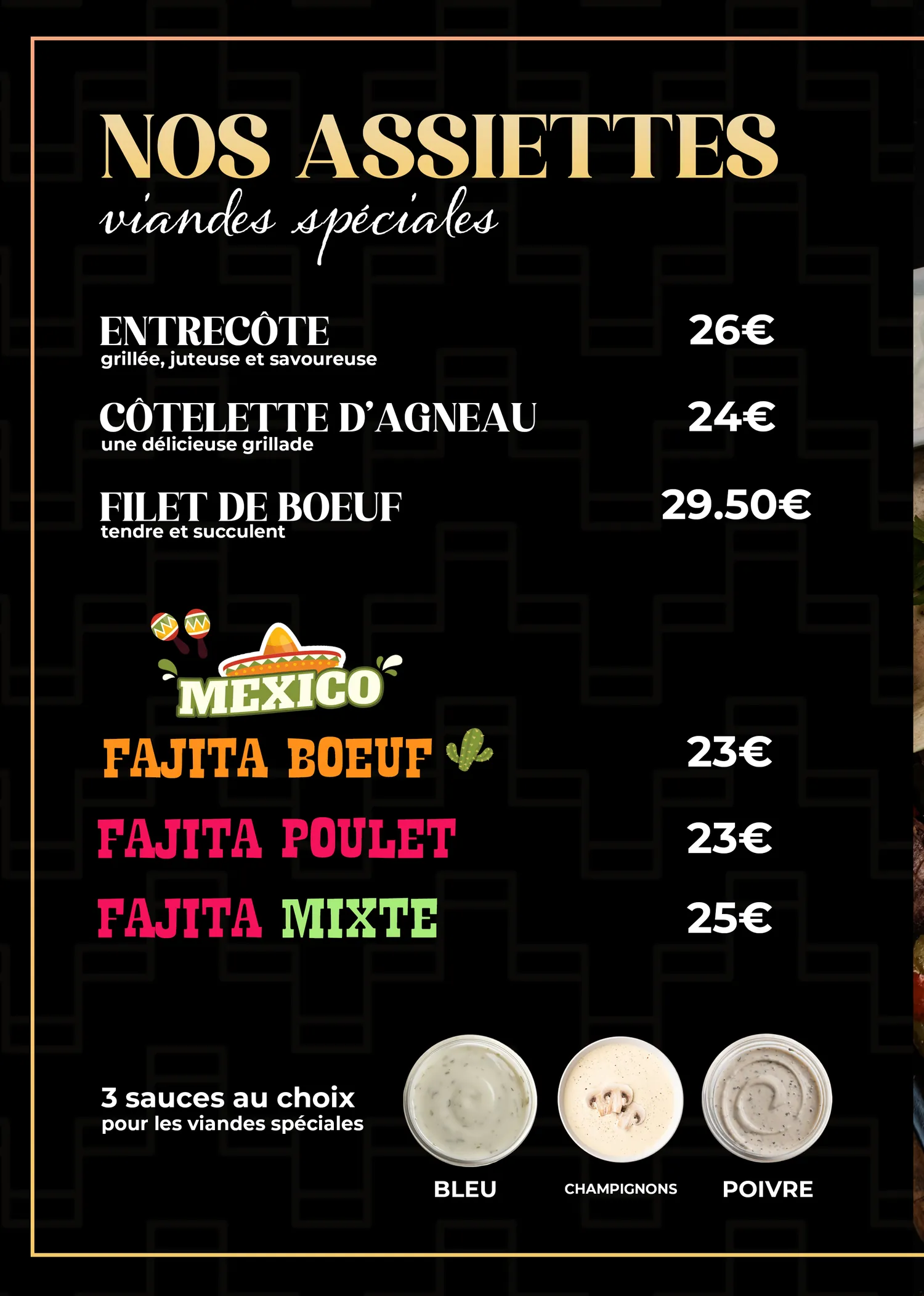 Le Resto Kadirhan, carte du restaurant, page 18 sur 24