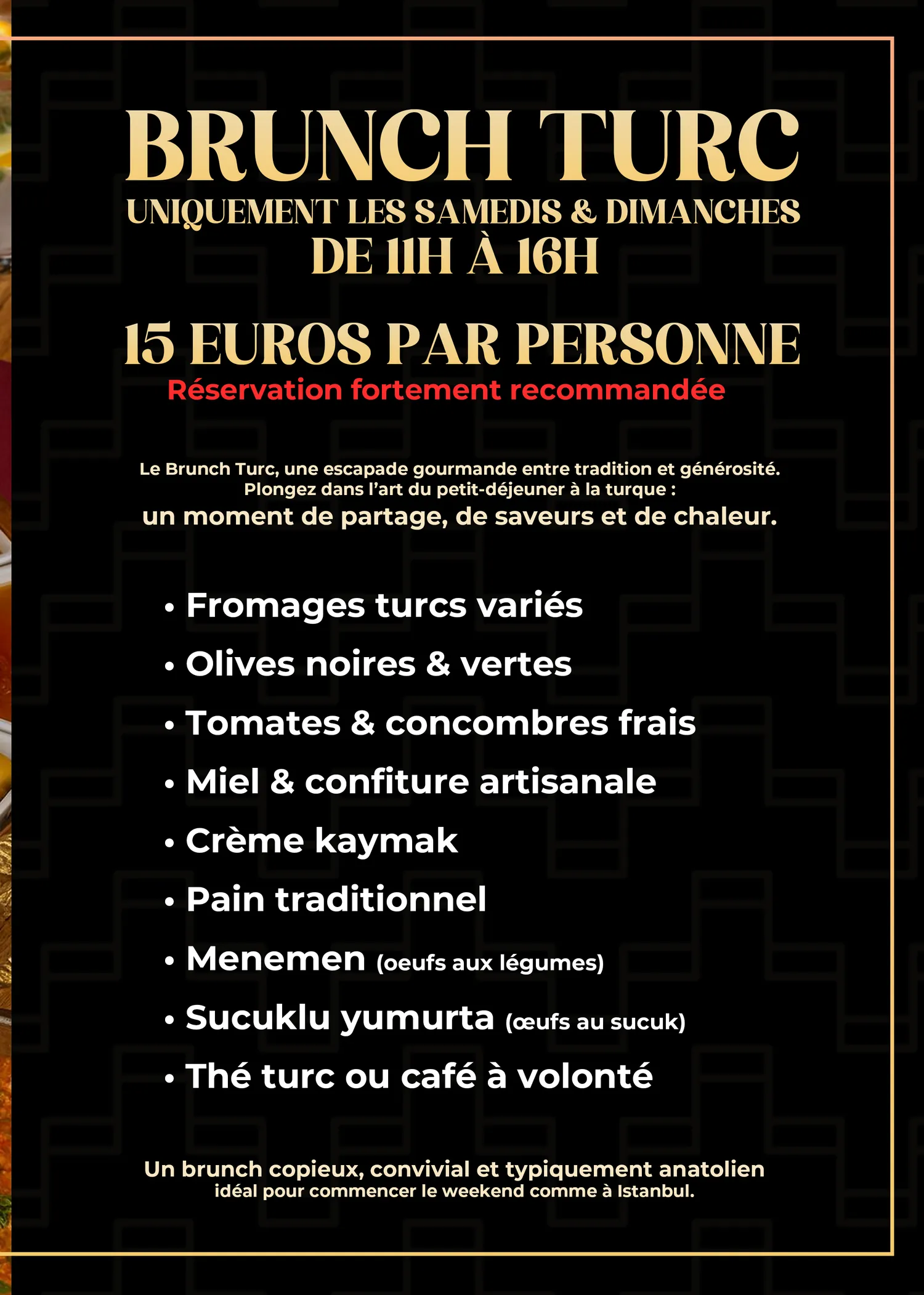 Le Resto Kadirhan, carte du restaurant, page 19 sur 24